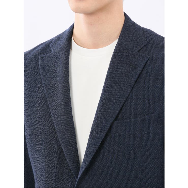 ウール混サッカー 2ボタンジャケット(セットアップ可能) | TAKA-Q MEN | 詳細画像21 