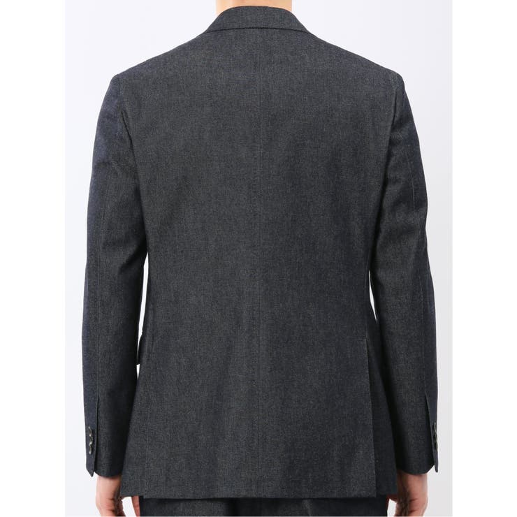 カイハラ デニム レギュラーフィット 2ボタン ジャケット(セットアップ可能) | TAKA-Q MEN | 詳細画像8 