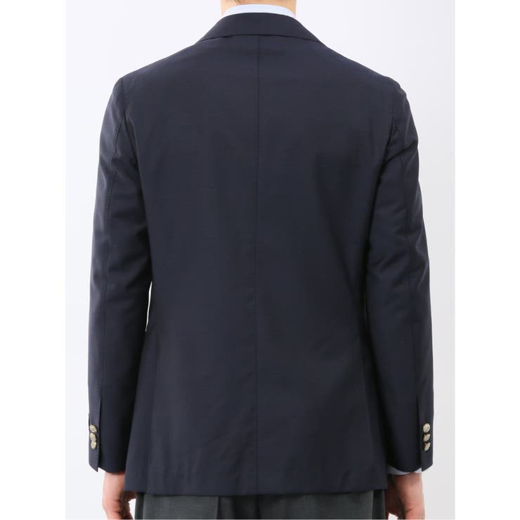 マルゾット ウール レギュラーフィット ダブル ブレザー 紺 | TAKA-Q MEN | 詳細画像8 