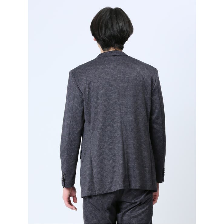 プリントポンチジャージ レギュラーフィット 2ボタンジャケット | TAKA-Q MEN | 詳細画像3 