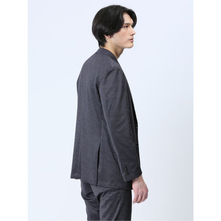 プリントポンチジャージ レギュラーフィット 2ボタンジャケット | TAKA-Q MEN | 詳細画像4 