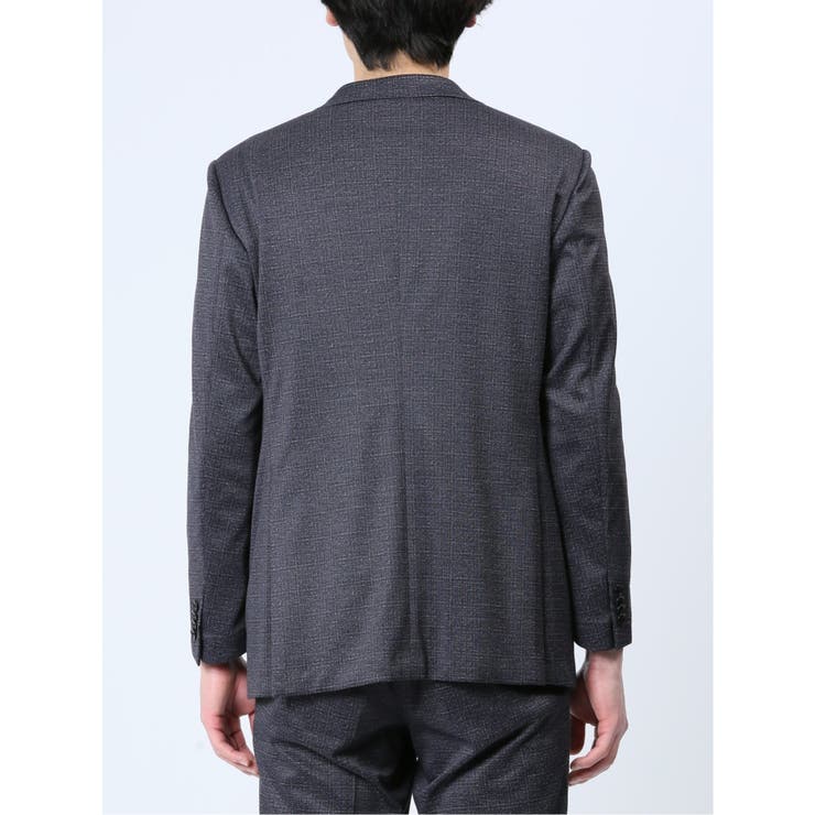 プリントポンチジャージ レギュラーフィット 2ボタンジャケット | TAKA-Q MEN | 詳細画像7 