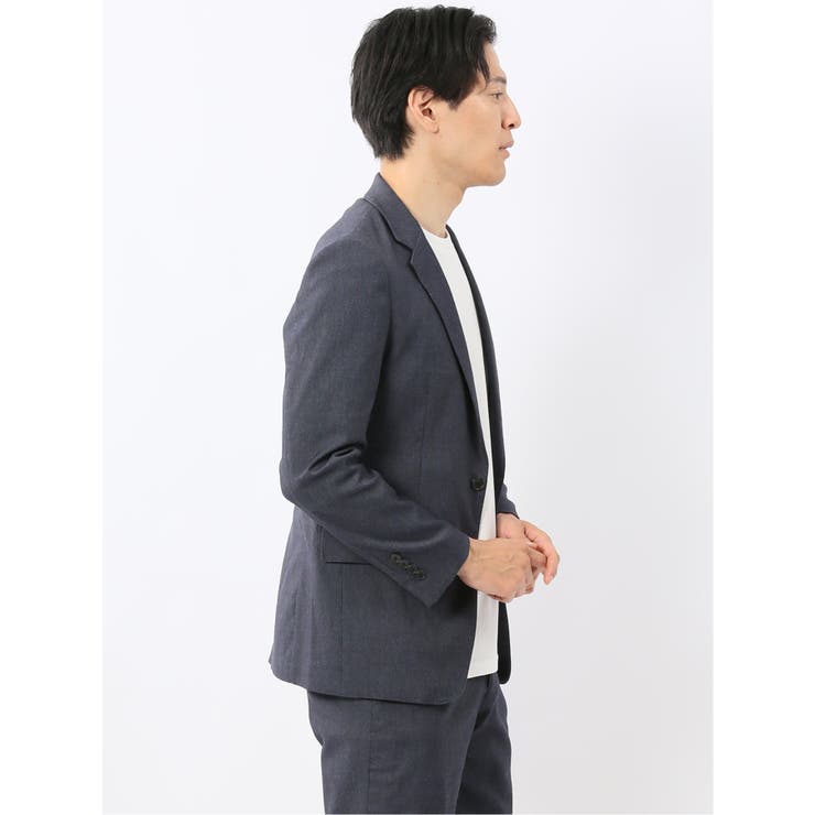 クロスストレッチ スリムフィット 2ボタンジャケット | TAKA-Q MEN | 詳細画像4 
