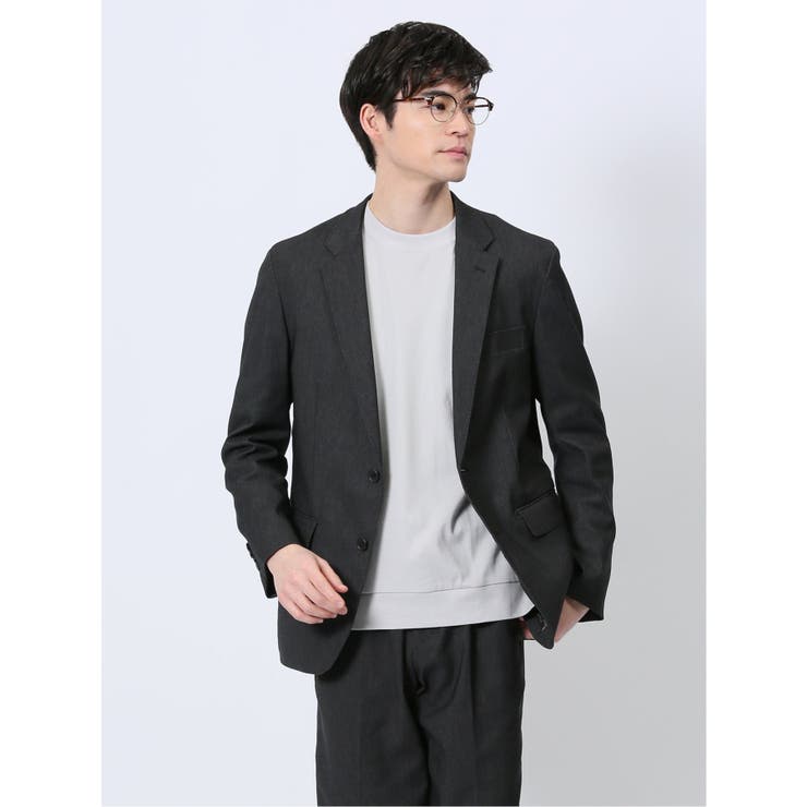 クロスストレッチ スリムフィット 2ボタンジャケット | TAKA-Q MEN | 詳細画像1 
