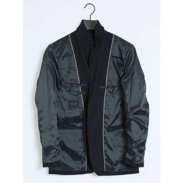 クロスストレッチ裏起毛 スリムフィット 2ボタンジャケット | TAKA-Q MEN | 詳細画像11 