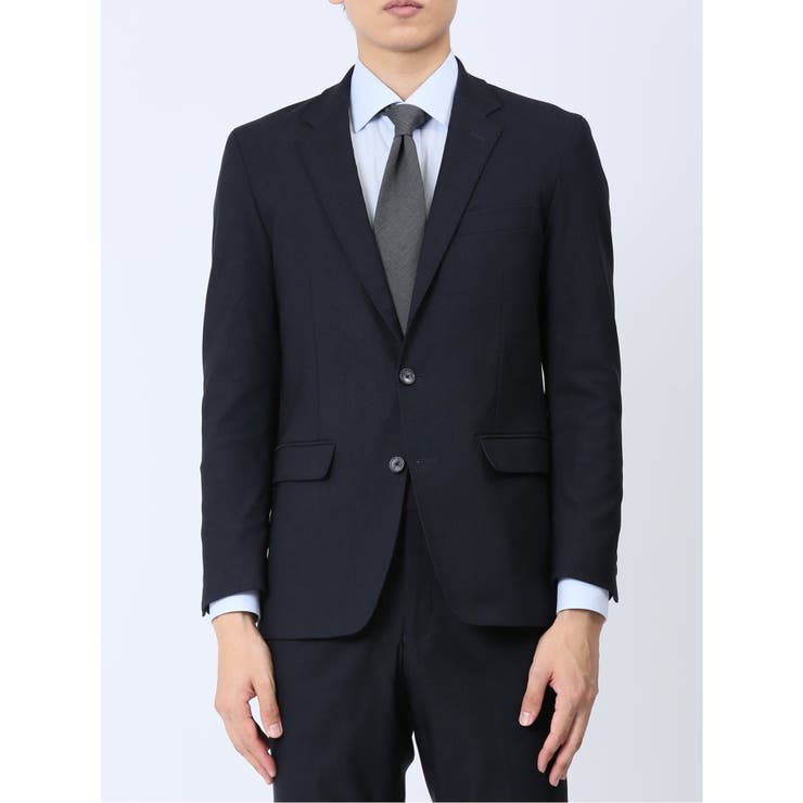 クロスストレッチ裏起毛 スリムフィット 2ボタンジャケット | TAKA-Q MEN | 詳細画像5 