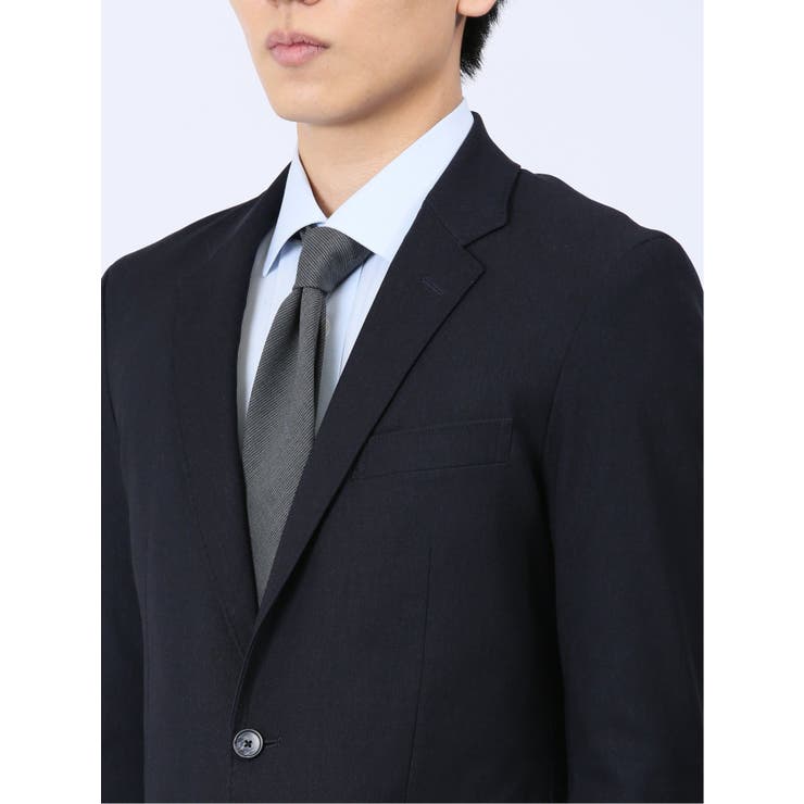 クロスストレッチ裏起毛 スリムフィット 2ボタンジャケット | TAKA-Q MEN | 詳細画像8 