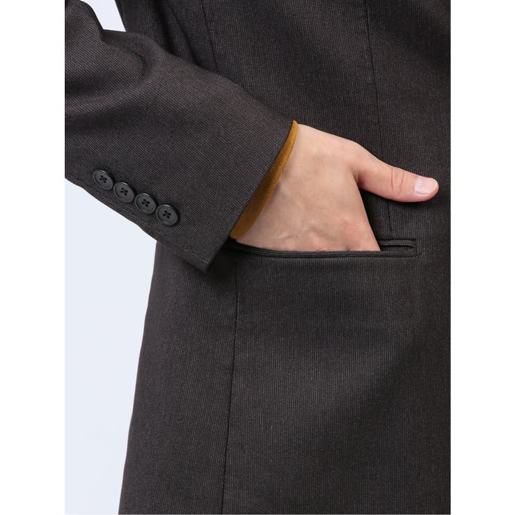 クロスストレッチ スリムフィット 2ボタンジャケット | TAKA-Q MEN | 詳細画像10 