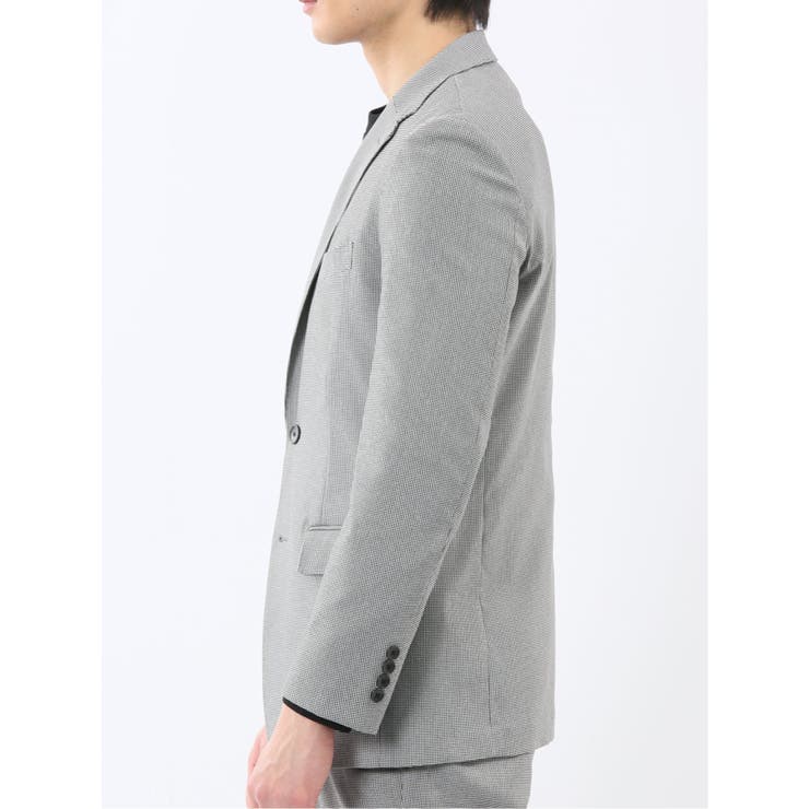 クロスストレッチ スリムフィット 2ボタンジャケット 千鳥(セットアップ可能) | TAKA-Q MEN | 詳細画像7 