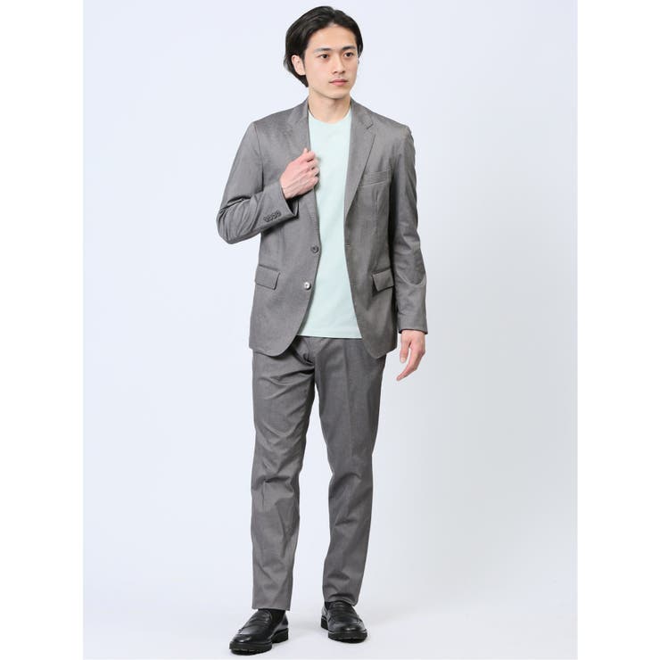 クロスストレッチ スリムフィット 2ボタンジャケット | TAKA-Q MEN | 詳細画像10 