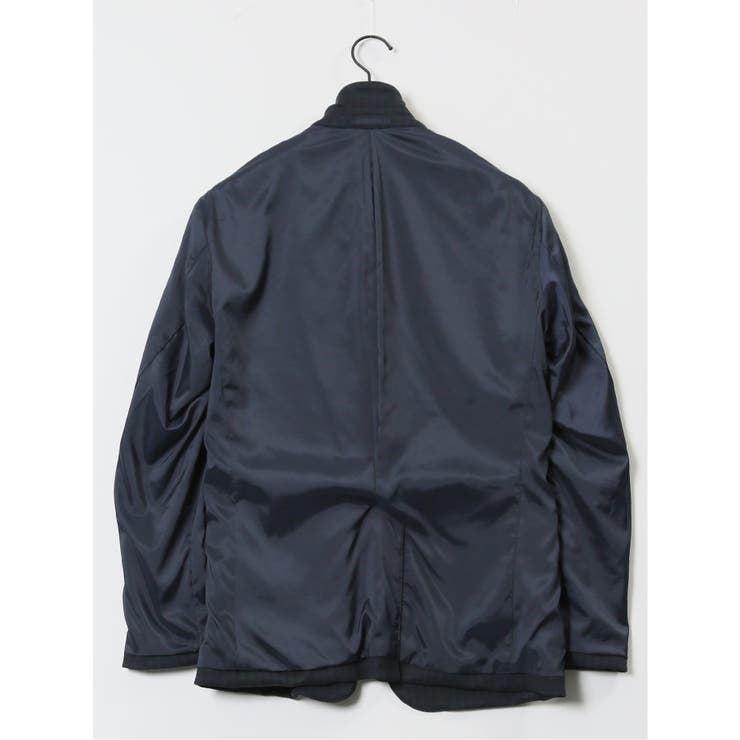 ストレッチポンチ スリムフィット 2ボタンジャケット 千鳥紺 | TAKA-Q MEN | 詳細画像12 