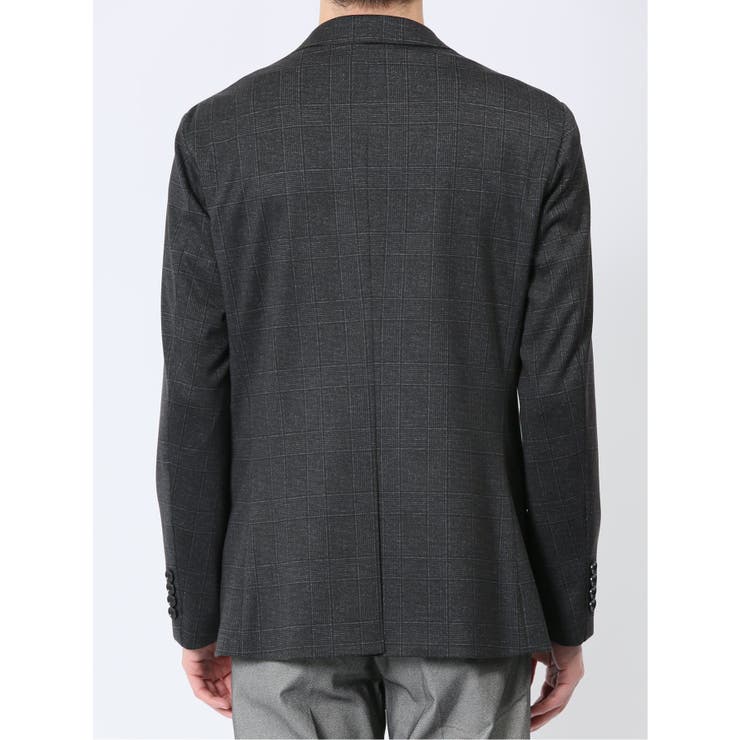 ストレッチポンチ スリムフィット 2ボタンジャケット グレンチェック紺[品番：TKQJ0024432]｜TAKA-Q  MEN（タカキュー）のメンズファッション通販｜SHOPLIST（ショップリスト）