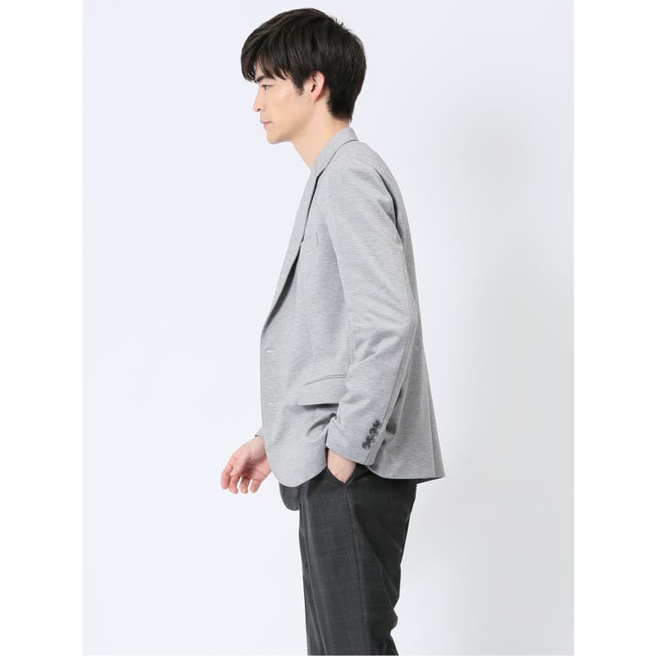 美品　ストレッチ　シアサッカー　サマージャケット　タカキュー　L 120104393151537.75.-_1.jpg