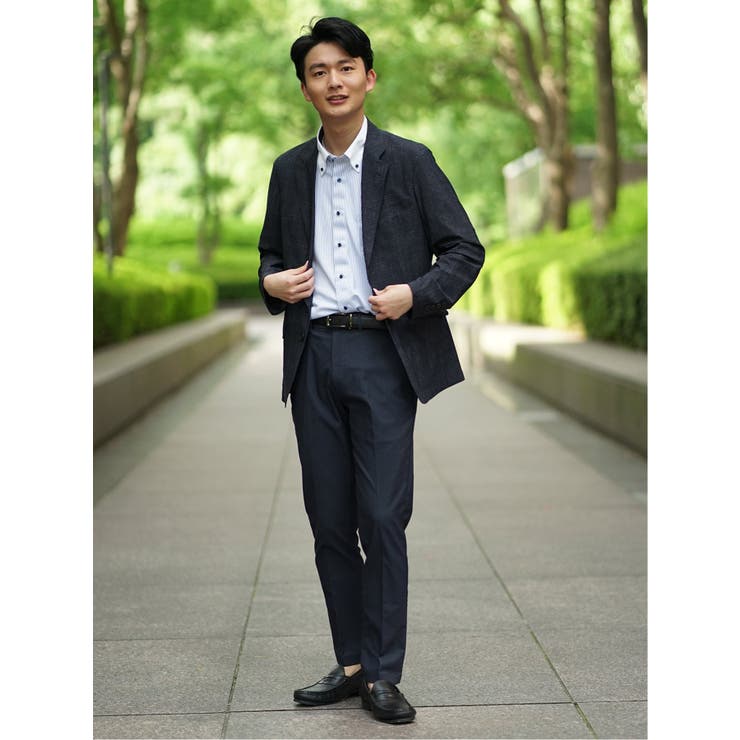 TechCool スリムフィット 2ボタンジャケット | TAKA-Q MEN | 詳細画像2 