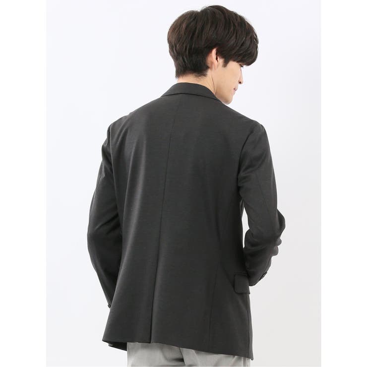 ストレッチポンチ スリムフィット 2ボタンジャケット カルゼグレー | TAKA-Q MEN | 詳細画像3 