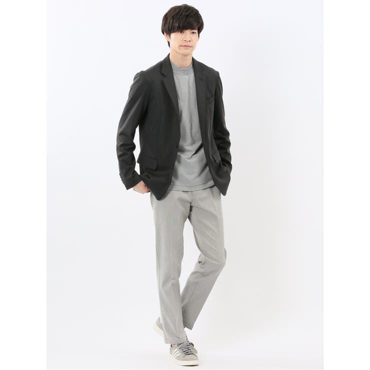 ストレッチポンチ スリムフィット 2ボタンジャケット カルゼグレー | TAKA-Q MEN | 詳細画像5 