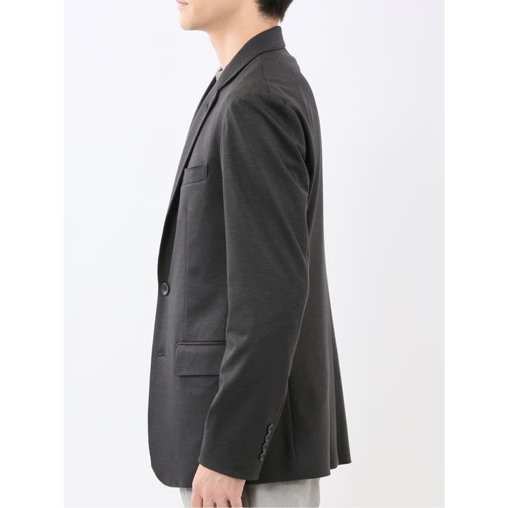 ストレッチポンチ スリムフィット 2ボタンジャケット カルゼグレー | TAKA-Q MEN | 詳細画像7 