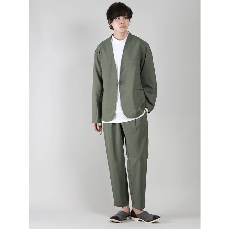 タイロッケン セットアップ ノーカラージャケット [品番：TKQJ0013596]｜TAKA-Q MEN（タカキュー ）のメンズファッション通販｜SHOPLIST（ショップリスト）