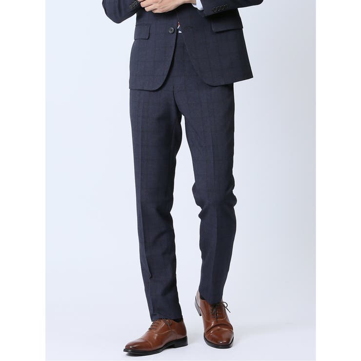 ストレッチウォッシャブル スリムフィット ノータックスラックス | TAKA-Q MEN | 詳細画像1 