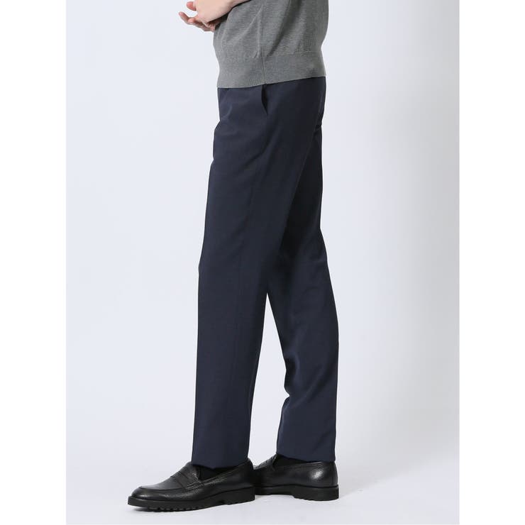 軽量メッシュ スリムフィット ノータックパンツ 千鳥(セットアップ可能) | TAKA-Q MEN | 詳細画像14 