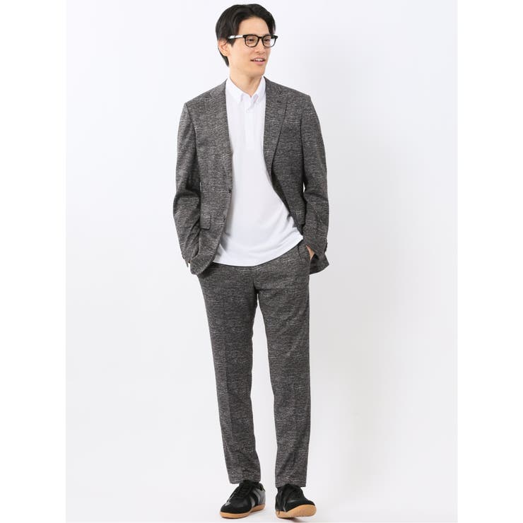 ストレッチウォッシャブル ニットプリント ノータックスラックス | TAKA-Q MEN | 詳細画像5 