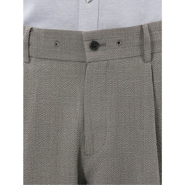 ウール混サッカー ツータックスラックス(セットアップ可能) | TAKA-Q MEN | 詳細画像10 