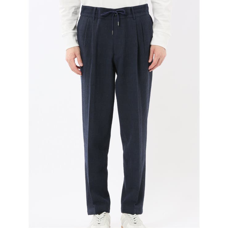 ウール混サッカー ツータックスラックス(セットアップ可能) | TAKA-Q MEN | 詳細画像19 