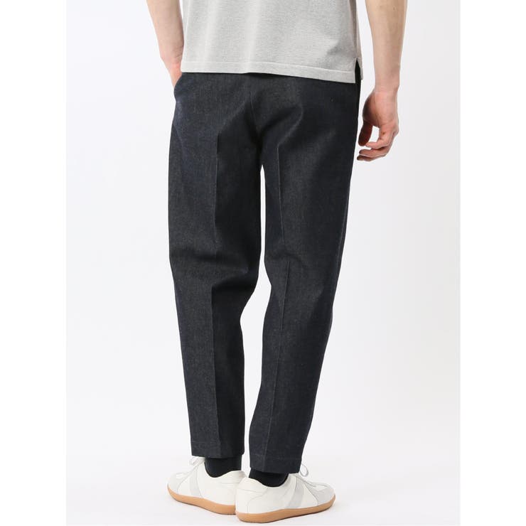 カイハラ デニム ワンタック キャロットパンツ(セットアップ可能) | TAKA-Q MEN | 詳細画像3 