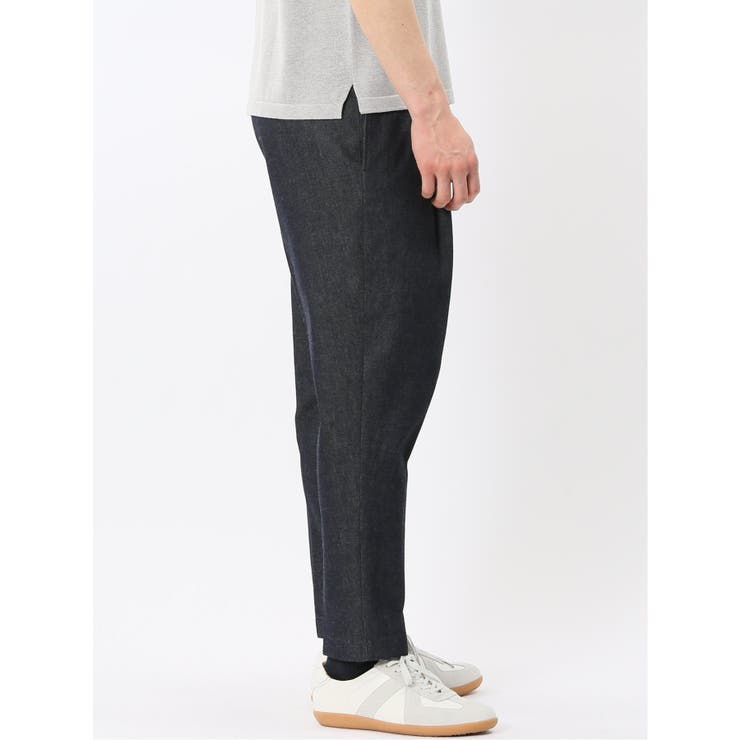 カイハラ デニム ワンタック キャロットパンツ(セットアップ可能) | TAKA-Q MEN | 詳細画像4 