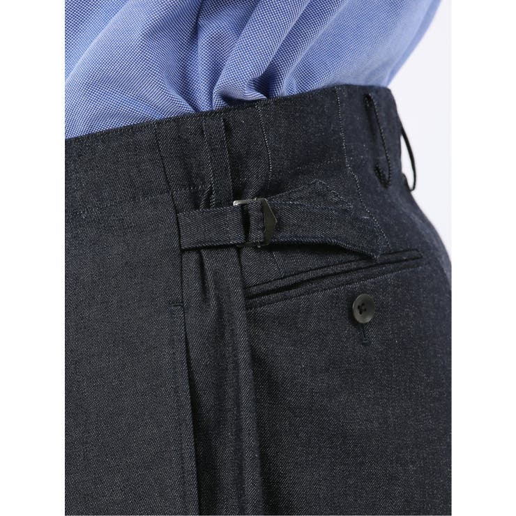 カイハラ デニム ツータック トラウザーパンツ(セットアップ可能) | TAKA-Q MEN | 詳細画像11 