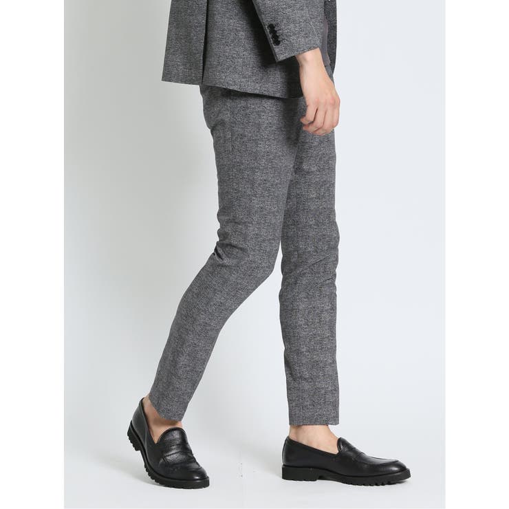 クールドッツ ストレッチ スリムフィット ノータックパンツ(セットアップ可能) | TAKA-Q MEN | 詳細画像17 