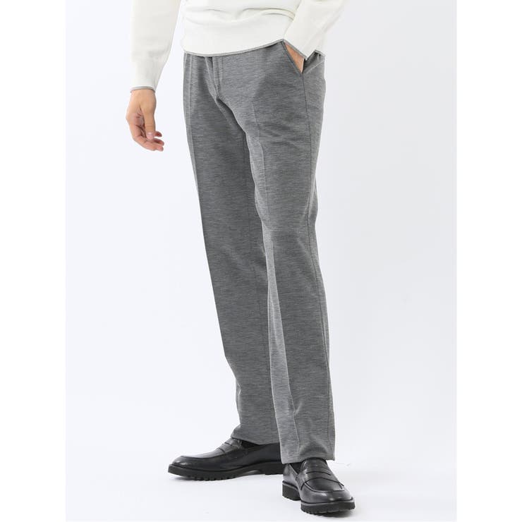 ストレッチウォッシャブル ニットジャガード ノータックスラックス | TAKA-Q MEN | 詳細画像1 