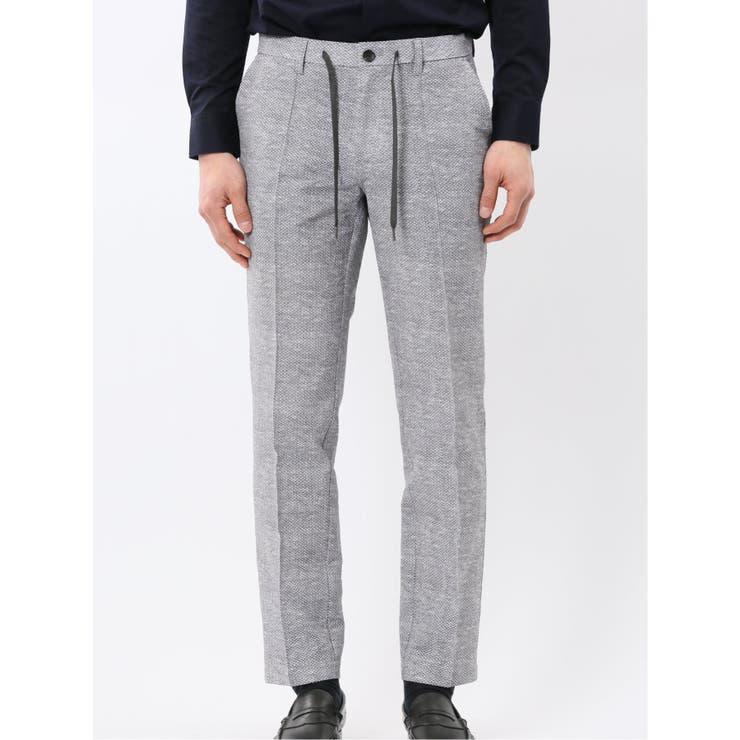 ウォッシャブル メッシュプリント ノータック パンツ(セットアップ可能) | TAKA-Q MEN | 詳細画像6 