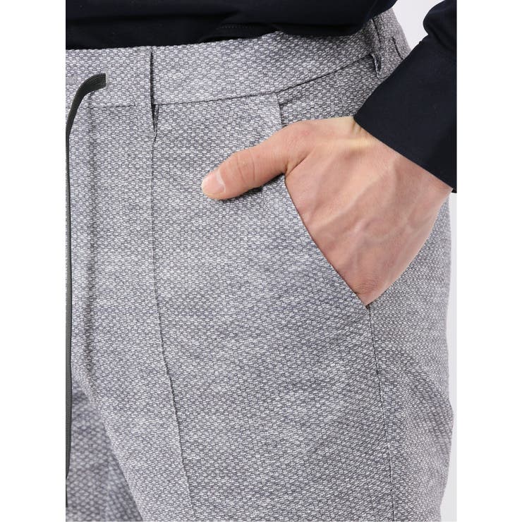 ウォッシャブル メッシュプリント ノータック パンツ(セットアップ可能) | TAKA-Q MEN | 詳細画像9 