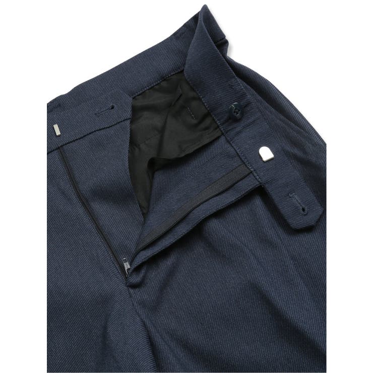 クロスストレッチ スリムフィット ノータックスラックス カルゼダルブルー | TAKA-Q MEN | 詳細画像11 