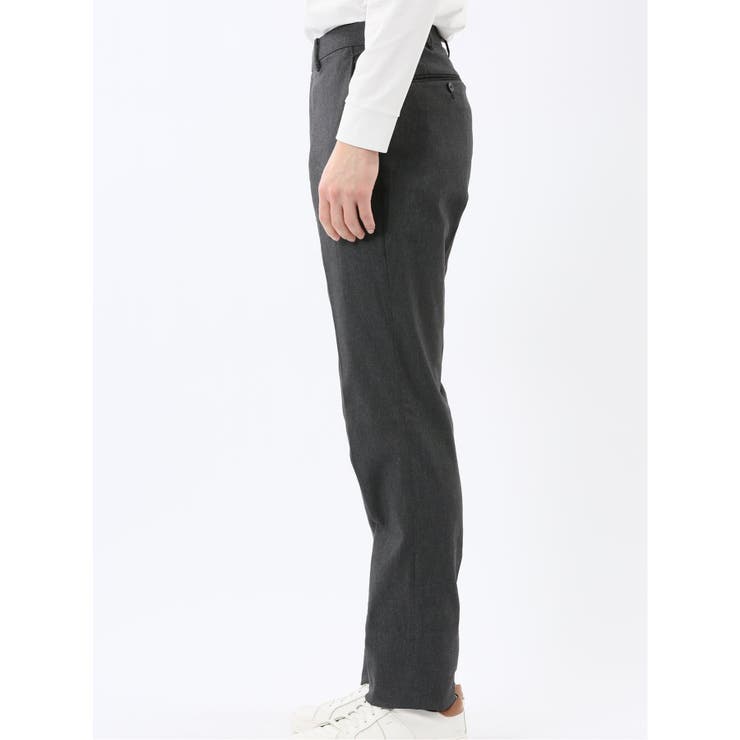 クロスストレッチ スリムフィット ノータックスラックス 黒(セットアップ可能) | TAKA-Q MEN | 詳細画像7 