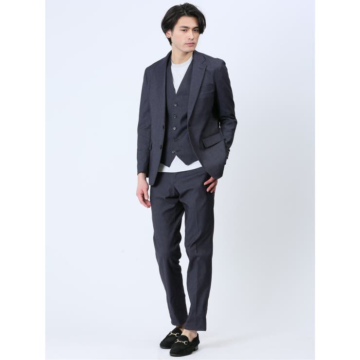 クロスストレッチ スリムフィット ノータックスラックス | TAKA-Q MEN | 詳細画像9 