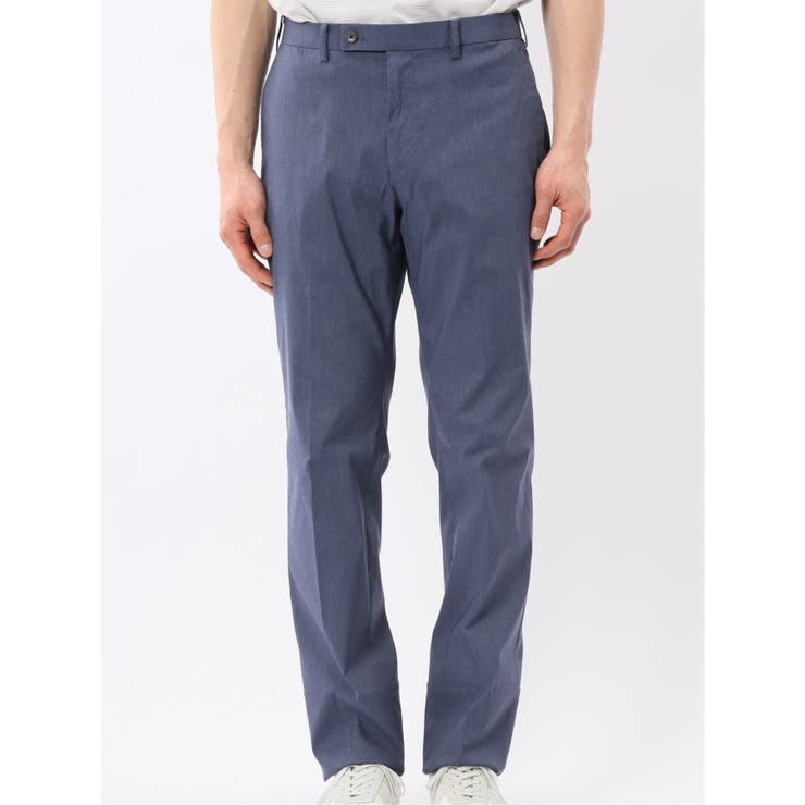 クロスストレッチ スリムフィット ノータックスラックス 青(セットアップ可能) | TAKA-Q MEN | 詳細画像6 