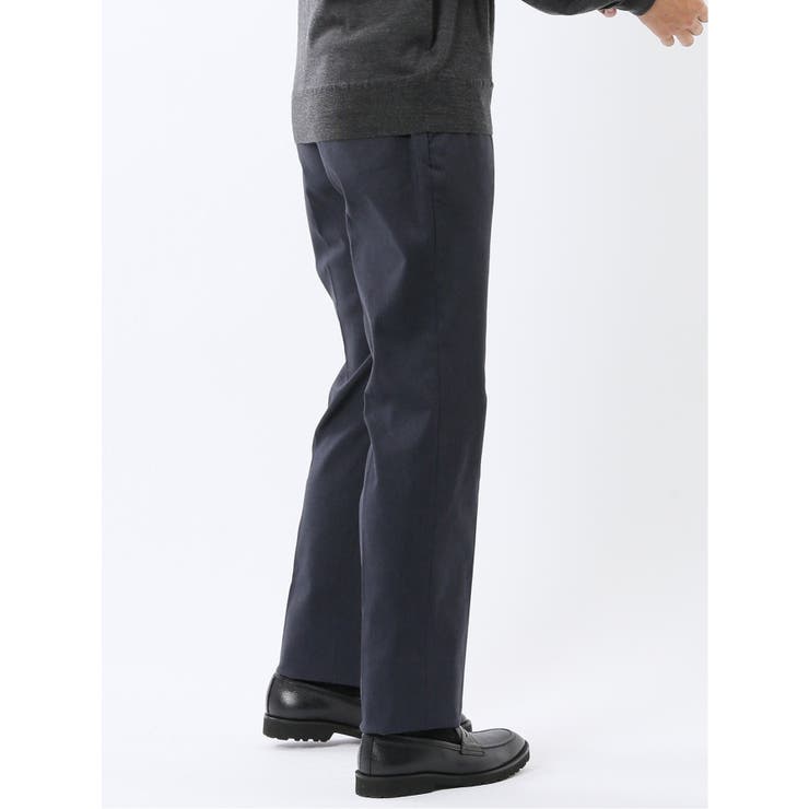 クロスストレッチ裏起毛 スリムフィット ノータックスラックス | TAKA-Q MEN | 詳細画像4 