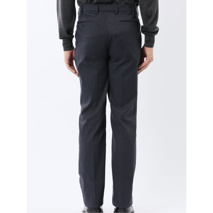 クロスストレッチ裏起毛 スリムフィット ノータックスラックス | TAKA-Q MEN | 詳細画像8 