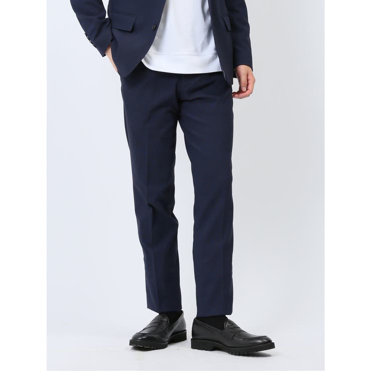 スーパーストレッチ スリムフィット ノータックスラックス | TAKA-Q MEN | 詳細画像1 