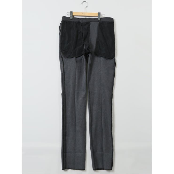 ストレッチ裏起毛 スリムフィット ノータックスラックス ピンヘッド | TAKA-Q MEN | 詳細画像10 