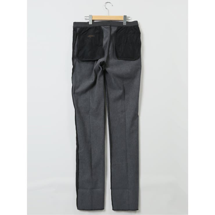 ストレッチ裏起毛 スリムフィット ノータックスラックス ピンヘッド | TAKA-Q MEN | 詳細画像11 