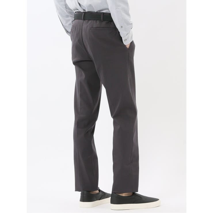 クロスストレッチ スリムフィット ノータックスラックス ジャガード | TAKA-Q MEN | 詳細画像4 