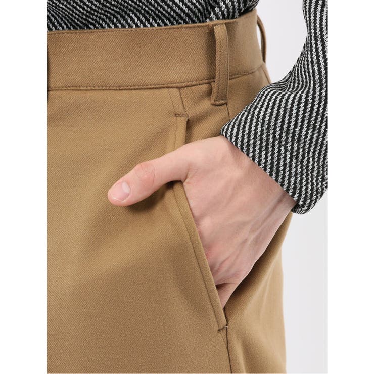 ストレッチ起毛 スリムフィット ノータックスラックス | TAKA-Q MEN | 詳細画像9 