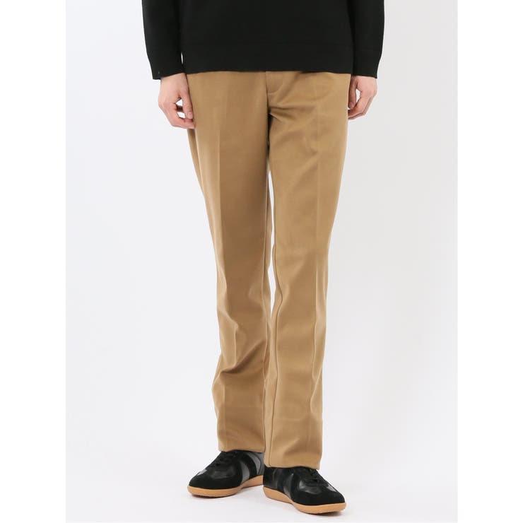 33ベージュ | ストレッチ起毛 スリムフィット ノータックスラックス | TAKA-Q MEN