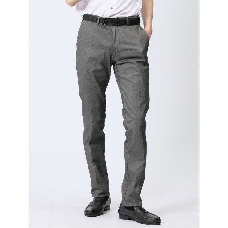 リネン混ストレッチ スリムフィット ノータックスラックス[品番：TKQJ0021896]｜TAKA-Q  MEN（タカキュー）のメンズファッション通販｜SHOPLIST（ショップリスト）