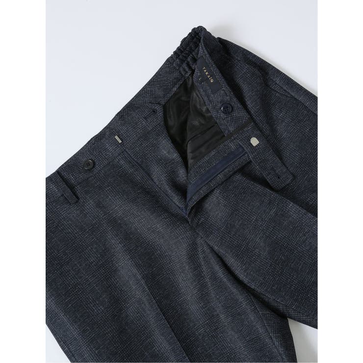 TechLinen スリムフィット ノータックパンツ | TAKA-Q MEN | 詳細画像13 