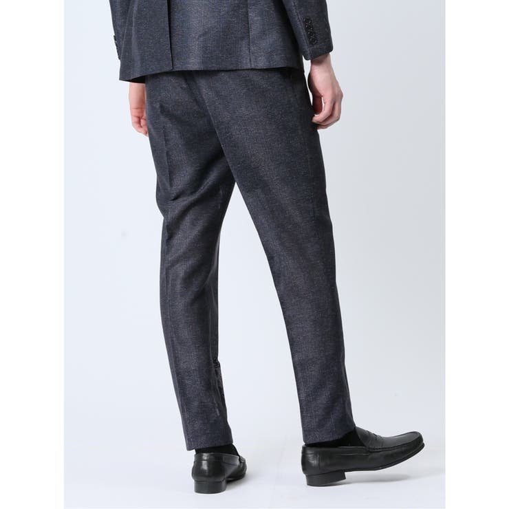 TechLinen スリムフィット ノータックパンツ | TAKA-Q MEN | 詳細画像3 