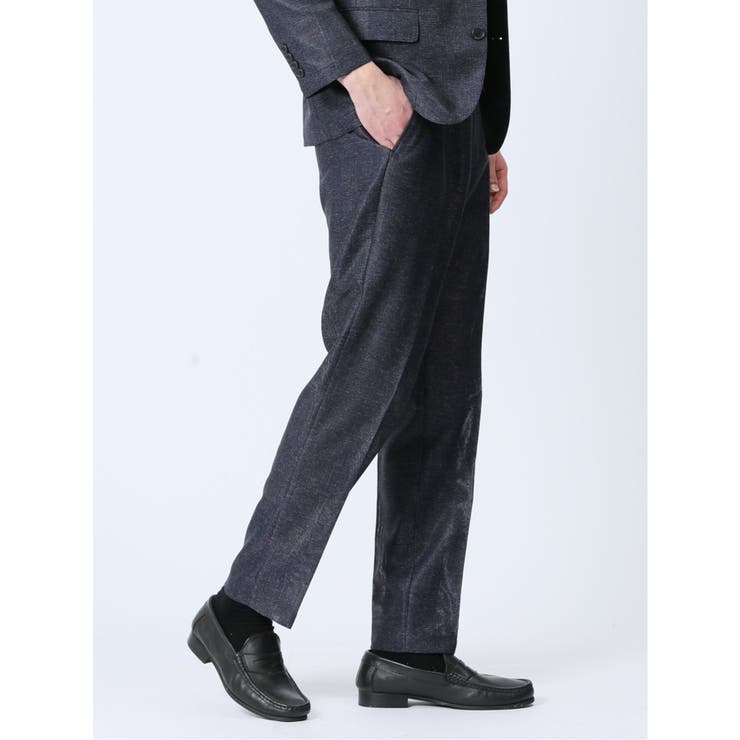 TechLinen スリムフィット ノータックパンツ | TAKA-Q MEN | 詳細画像4 
